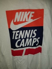 Nike Staff Tennis Camp XL White Tshirt NEW