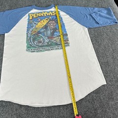 Rare Pennywise Band Surfrider Foundation Concert Raglan Graphic Tshirt Size L