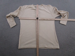 Vintage Military Shirt Henley Cold Weather Type 1 Wool Blend Undershirt Size M