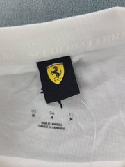 PUMA Scuderia Ferrari F1 Racing Graphic White T-Shirt Men’s Size Medium NWT