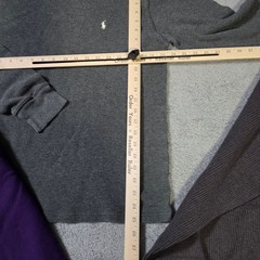 Polo Ralph Lauren Mens M/L Thermal Shirt Bundle Purple Gray Charcoal Waffle Knit