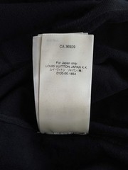 Louis Vuitton Black & White Pin Logo Embroidered T-Shirt