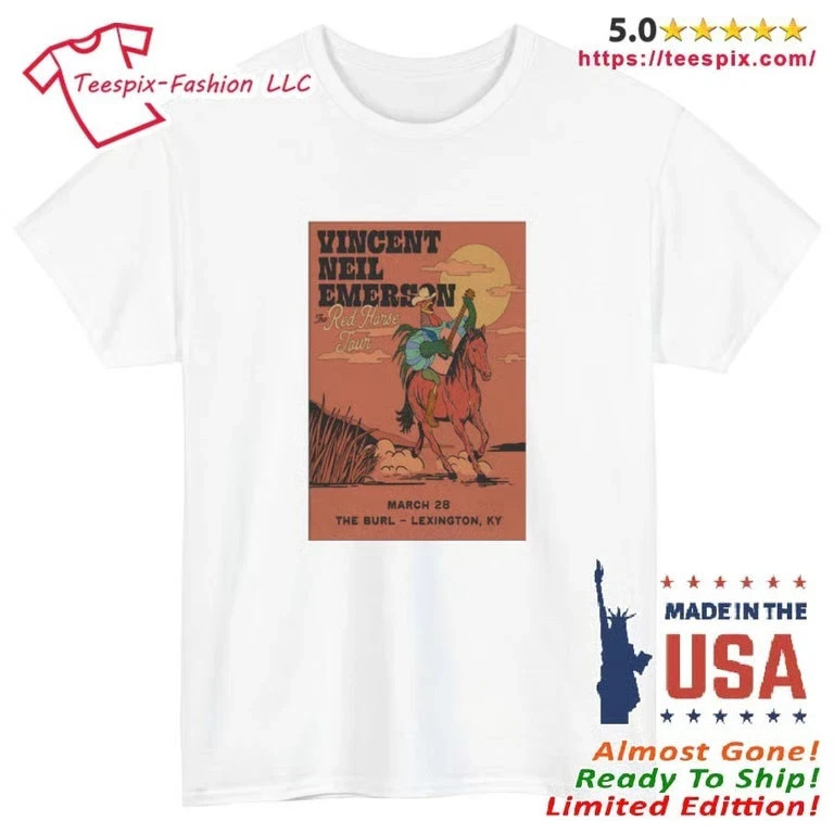 Vincent Neil Emerson Mar 28 2026 The Burl in Lexington KY Poster Shirt T667