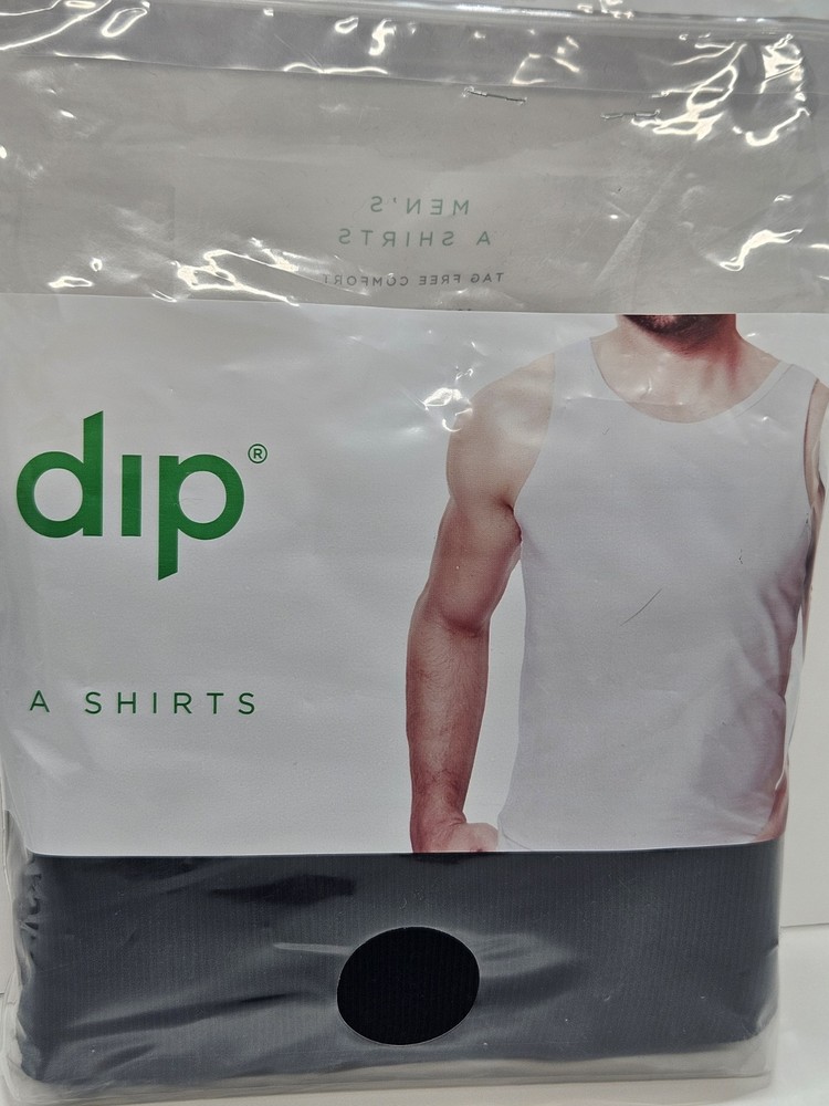 2 Pack Mens/ M Premium Cotton Tank Top A-Shirt Black Undershirt Tagless Gym Tank