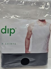 2 Pack Mens/ M Premium Cotton Tank Top A-Shirt Black Undershirt Tagless Gym Tank