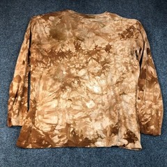 Back to Earth Mens XL Tie Dye Long Sleeve Eagle T Shirt Vintage USA 90’s Y2K