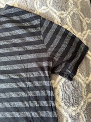 BDG Slim Fit Men’s Crew Neck T-Shirt Striped L Black & Gray