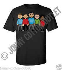 VIPwees Mens TShirt Quality Cotton Sci-Fi Movie Inspired Caricature ChooseDesign