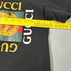 Vintage Gucci Logo Shirt Early 2000s Box Logo Made In Italy **Read