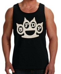 FIVE FINGER DEATH PUNCH LOGO PUNK ROCK Band Black Tank Top
