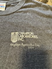 Vintage Hanes Heavyweight 50/50 T Shirt Gray Champion Adult L 42-44 Y2K