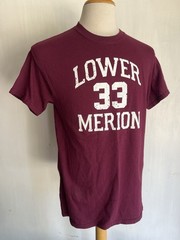 KOBE BRYANT #33 Official Lower Merion High School Pennsylvania T-Shirt Sz Medium