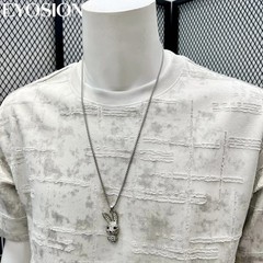 Men Distressed Tie-Dye Short Sleeve T-Shirt Textured Casual Summer Crewneck Tee