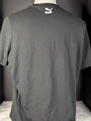 PUMA Men’s XL Black White Red T-Shirt Short Sleeve Crew Neck Athletic Graphic Te