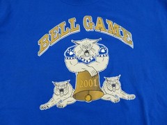 Vintage 2001 Men’s Bell Game Shirt XL Centennial Bull Dogs Central Wildcats Y2K