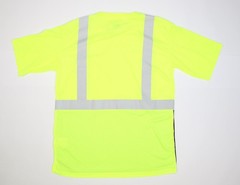 GSS Safety Shirt Mens 2XLT Tall Yellow Black Hi Vis Reflective ANSI Class 2