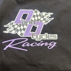 PURPLE REIGN OFFICIAL TEAM VERSION 1.0 Team Shirt D&D Cycles PartsBros Size M