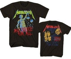 New Authentic Metallica And Justice For All Heavy Metal Band Shirt badhabitmerch