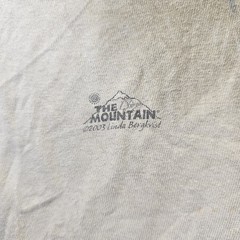 The Mountain Fairy Graphic T-Shirt Brown Size L Cotton Knit.