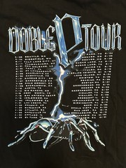 Peso Pluma Double P Spider Tour Shirt Size Large