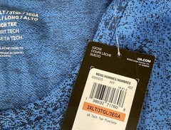 NWT Under Armour Loose Fit Blue Tech Pixelate Tshirt Size 3XLT