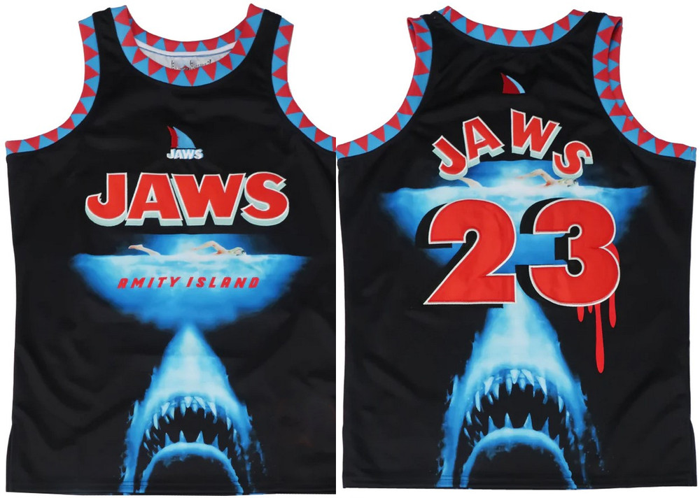 Jaws The Movie Classics Basketball Jersey Gift For Fan All Sizes US1358
