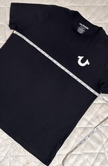 True Religion Black Graphic Logo Men’s Cotton Graphic T-Shirt Size L