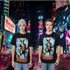 Wolverine 90’s Cover By Jim Lee Marvel Comics Adult T-Shirt