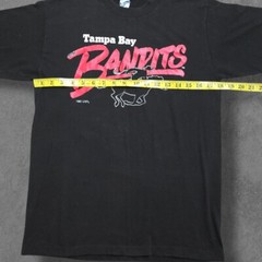 Vintage 80s Tampa Bay Bandits USFL Football Vintage Sports Shirt Large