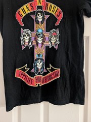 Vintage Guns And Roses Rock Band T-shirt 2000s Size S (T13)