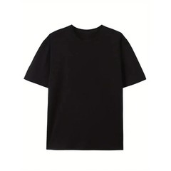 2025 New men’s fashion 100% cotton T-shirt Short-sleeved casual men’s T-shirt cr