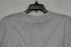Vestige Mens Gray Short Sleeve Henley Neck Slips On Over Head Casual T-Shirt