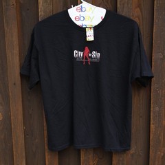 ODM AUTHENTICS CITY OF SIN CASINO & LOUNGE LAS VEGAS T SHIRT NWT 2XL RARE NEW