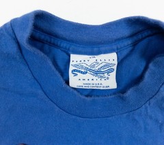 Vintage Perry Ellis Shirt Adult L – XL Blue Short Sleeve 90’s Single Stitch Tee