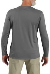 Carhartt Force Sun Defender Lightweight Long-Sleeve T-Shirt Steel 106164 Large