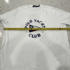 Polo Ralph Lauren Men’s Polo Yacht Club T-Shirt White Blue Red Size 2XB Big