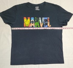 Marvel C-Life Group Black Graphic Print T-shirt Size XL Marvel Heroes