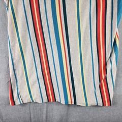 Vox Populi Brooklyn Shirt Mens L Multicolor Stripe Graphic Tee Jersey Knit