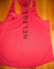 NELEUS ‘Dry Fit Logo Muscle’ Mesh Tank Top Men’s M Gym Workout Exercise Red NEW!
