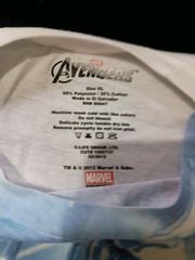 Custom Avengers Captain America Mens T Shirt Size XL 2012 Marvel