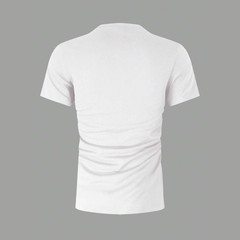 T-Shirt Round Neck Short Sleeve Solid Color Simple & Fashionable Men’s T-Shirt