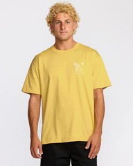 Billabong So Far Regular Short Sleeve T-Shirt Yellow L NWT
