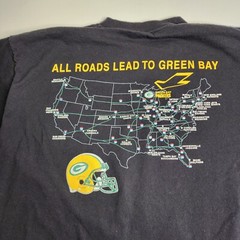 Vintage Starter Green Bay Packers Leader of The Pack Mike Holmgren Shirt Large