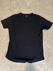 Cuts Clothing Short Sleeve Curve-Hem Shirt Mens XL (BLACK) Pyca Pro