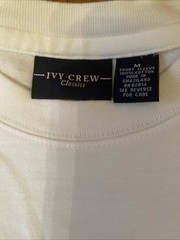 Vintage White Ivy Crew Pocket T Shirt
