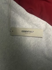 Essentials Fear of God Men’s “Light Oatmeal” T-Shirt Cotton Blend Size Small