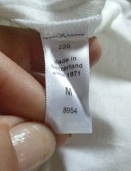 ZIMMERLI SWITZERLAND 220 WHITE T-SHIRT V-NECK MENS SIZE M 8954 COTTON PREOWNED
