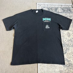 VTG Iron Horse Saloon T Shirt Sz 2XL Faded Black Bike Week 2009 Huge Graphic