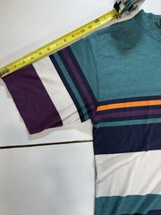 Vintage Knights Of Round Table Crewneck Men’s Shirt L Color Block Striped