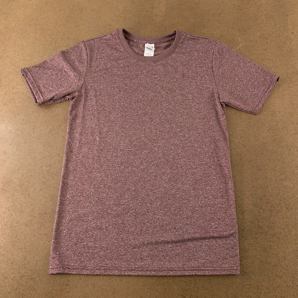 Gildan Performance 46000 Adult Size Small Heather Maroon Blank Core T-Shirt New